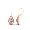 Load image into Gallery viewer, filigree-diamond-openwork-teardrop-earrings-in-rose-gold-FD-EAR11369ANGLE2-NL-RG