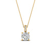 Load image into Gallery viewer, filigree-pendant-prong-cushion-diamond-0.50-carat-in-FDPD10681CU-0.50CTANGLE2-NL-YG
