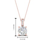 Load image into Gallery viewer, filigree-pendant-prong-cushion-diamond-1-carat-in-FDPD86802CU1.0CTANGLE2-NL-RG