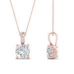 Load image into Gallery viewer, filigree-pendant-prong-cushion-diamond-1-carat-in-FDPD86802CU1.0CTANGLE2-NL-RG