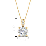 Load image into Gallery viewer, filigree-pendant-prong-cushion-diamond-1-carat-in-FDPD86802CU1.0CTANGLE2-NL-YG