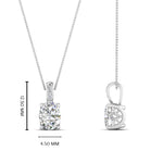 Load image into Gallery viewer, filigree-pendant-prong-oval-shaped-diamond-0.50-carat-in-FDPD10681OV-0.50CTANGLE2-NL-WG