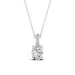 Load image into Gallery viewer, filigree-pendant-prong-oval-shaped-diamond-0.75-carat-in-FDPD10681OV-0.75CTANGLE2-NL-WG