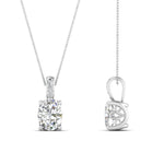 Load image into Gallery viewer, filigree-pendant-prong-oval-shaped-diamond-0.75-carat-in-FDPD10681OV-0.75CTANGLE2-NL-WG