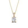 Load image into Gallery viewer, filigree-pendant-prong-oval-shaped-diamond-0.75-carat-in-FDPD10681OV-0.75CTANGLE2-NL-YG