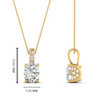 Load image into Gallery viewer, filigree-pendant-prong-oval-shaped-diamond-0.75-carat-in-FDPD10681OV-0.75CTANGLE2-NL-YG