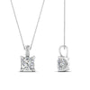 Load image into Gallery viewer, filigree-pendant-prong-princess-cut-diamond-0.50-carat-in-FDPD10681PR-0.50CTANGLE2-NL-WG