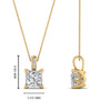 Load image into Gallery viewer, filigree-pendant-prong-princess-cut-diamond-0.50-carat-in-FDPD10681PR-0.50CTANGLE2-NL-YG