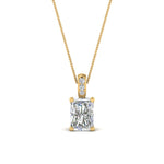 Load image into Gallery viewer, filigree-pendant-prong-radiant-cut-diamond-0.75-carat-in-FDPD10681RA-0.75CTANGLE2-NL-YG