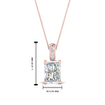 Load image into Gallery viewer, filigree-pendant-prong-radiant-cut-diamond-1-carat-in-FDPD86802RA1.0CTANGLE2-NL-RG