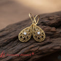Thumbnail 6 - filigree-teardrop-lever-back-earring-in-yellow-gold-FDEAR11369-fancy-logo