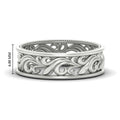 Thumbnail 18 - filigree-wedding-band-for-her-in-platinum-fdw9301sleep-nl-wg-hw