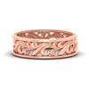 Load image into Gallery viewer, filigree-wedding-band-for-her-in-rose-gold-fdw9301sleep-nl-rg