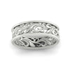 Load image into Gallery viewer, filigree-wedding-band-for-her-in-white-gold-fdw9301angle5-nl-wg