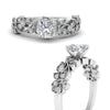 Load image into Gallery viewer, Cushion Cut Filigree Wide Band Engagement Ring