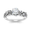 Load image into Gallery viewer, Cushion Cut Filigree Wide Band Engagement Ring