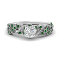 Thumbnail 33 - Cushion Cut Filigree Wide Band Engagement Ring