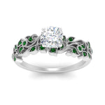 Load image into Gallery viewer, Filigree Wide Band Cushion Diamond Ring
