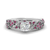 Load image into Gallery viewer, Cushion Cut Filigree Wide Band Engagement Ring