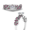 Load image into Gallery viewer, Cushion Cut Filigree Wide Band Engagement Ring