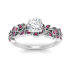 Load image into Gallery viewer, Cushion Cut Filigree Wide Band Engagement Ring