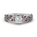 Thumbnail 37 - Cushion Cut Filigree Wide Band Engagement Ring