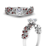 Load image into Gallery viewer, Filigree Wide Band Cushion Diamond Ring
