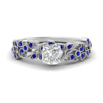 Load image into Gallery viewer, Filigree Wide Band Cushion Diamond Ring
