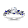 Load image into Gallery viewer, Cushion Cut Filigree Wide Band Engagement Ring