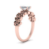 Load image into Gallery viewer, Filigree Wide Band Marquise Diamond Ring