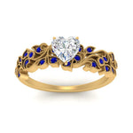 Load image into Gallery viewer, Filigree Wide Band Heart Diamond Ring
