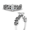 Load image into Gallery viewer, Filigree Wide Band Marquise Diamond Ring
