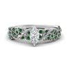 Load image into Gallery viewer, Filigree Wide Band Marquise Diamond Ring