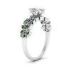 Load image into Gallery viewer, Filigree Wide Band Marquise Diamond Ring