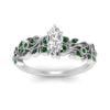 Load image into Gallery viewer, Filigree Wide Band Marquise Diamond Ring