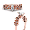 Load image into Gallery viewer, Filigree Wide Band Marquise Diamond Ring