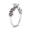 Load image into Gallery viewer, Filigree Wide Band Marquise Diamond Ring