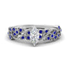 Load image into Gallery viewer, Filigree Wide Band Marquise Diamond Ring