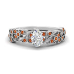 Load image into Gallery viewer, Filigree Wide Band Oval Diamond Ring