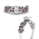 Load image into Gallery viewer, Filigree Wide Band Oval Diamond Ring