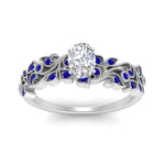 Load image into Gallery viewer, Filigree Wide Band Oval Diamond Ring