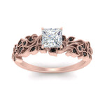 Load image into Gallery viewer, Filigree Wide Band Engagement Ring
