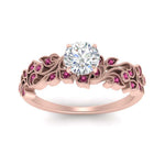 Load image into Gallery viewer, Round Cut Filigree Wide Band Engagement Ring
