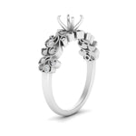 Load image into Gallery viewer, Semi Mount Filigree Wide Band Engagement Ring
