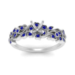 Load image into Gallery viewer, Semi Mount Filigree Wide Band Engagement Ring
