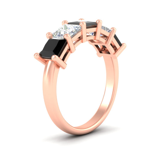 five-stone-black-diamond-ring-princess-cut-4-carat-in-rose-gold-fdwb8008prblackangle2-4.00ct-nl-rg