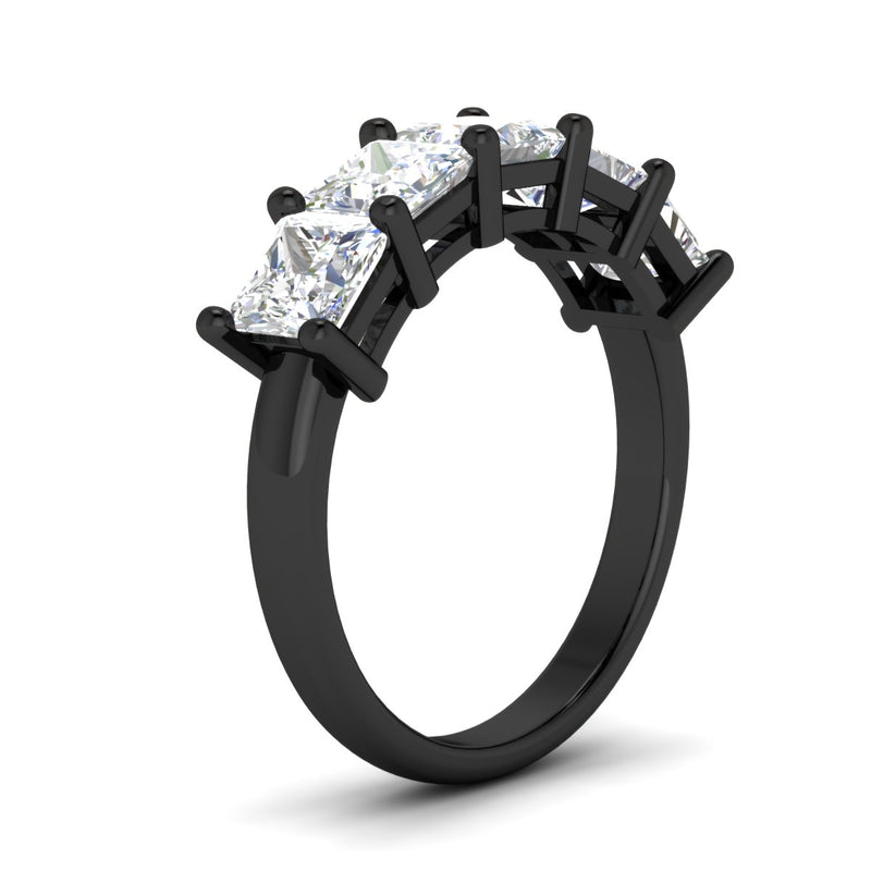 five-stone-diamond-ring-princess-cut-4-carat-in-black-gold-fdwb8008prangle2-4.00ct-nl-bg