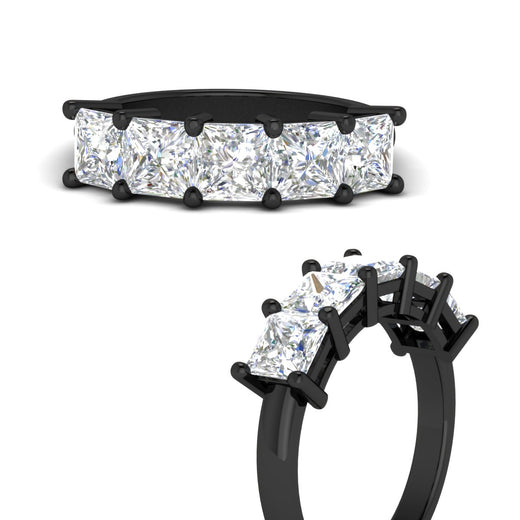 five-stone-diamond-ring-princess-cut-4-carat-in-black-gold-fdwb8008prangle3-4.00ct-nl-bg