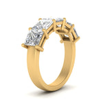 Load image into Gallery viewer, five-stone-diamond-ring-princess-cut-4-carat-in-yellow-gold-FD8008PRB-4.00CT-NL-YG.jpg
