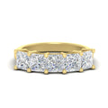 Thumbnail 51 - five-stone-diamond-ring-princess-cut-4-carat-in-yellow-gold-fdwb8008prsleep-4.00ct-nl-yg